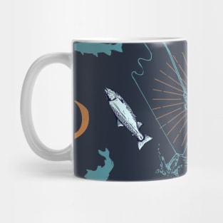 Angler's Pattern of Freshwater Fishing Mug